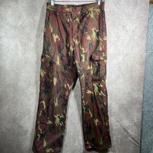 Halifax Denim Cargo Jeans Mens 36X34 Camouflage Straight Outdoor Gorpcore‎